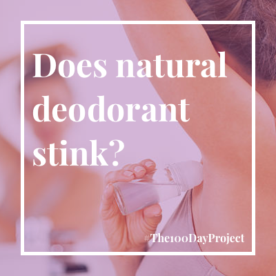 Does natural deodorant stink?