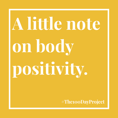 A little note on body positivity