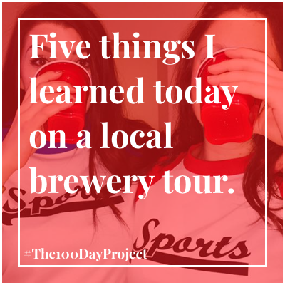 Five things I learned on the Brew Donkey brewery tour today.