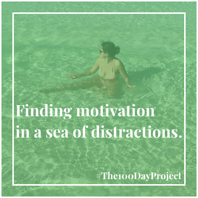 Finding motivation in a sea of distractions.