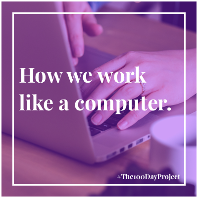 How we work like a computer 💻